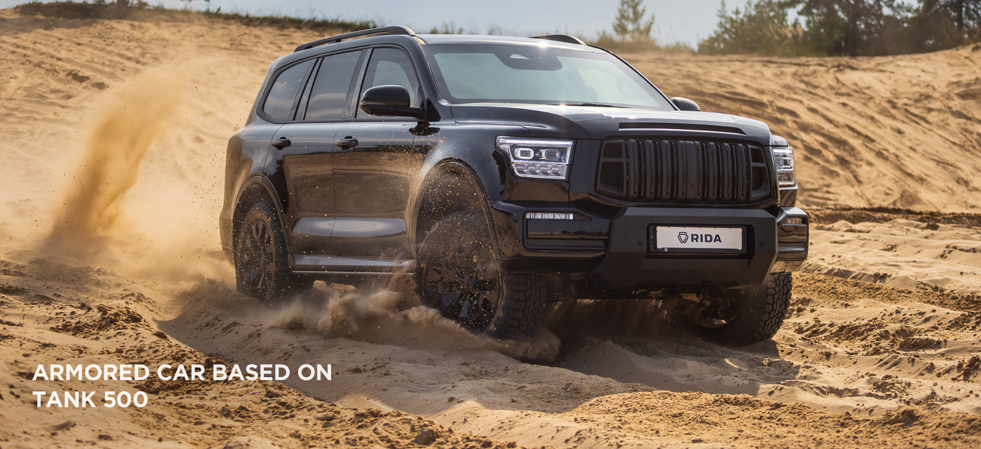 RIDA | Model range of stretched and armored vehicles.